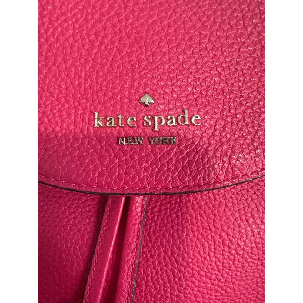 Kate Spade Leila Pebbled Leather Flap Backpack